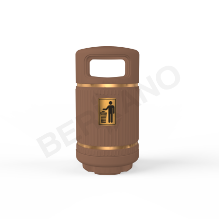 Урна круглая BERKANO Brown