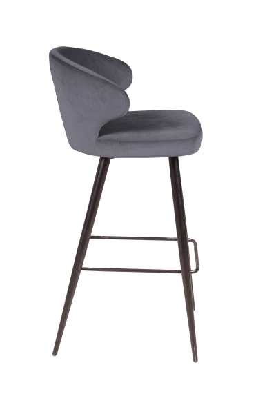 Стул барный Richard, бархат серый 27 от интернет-магазина IDODOM.RU