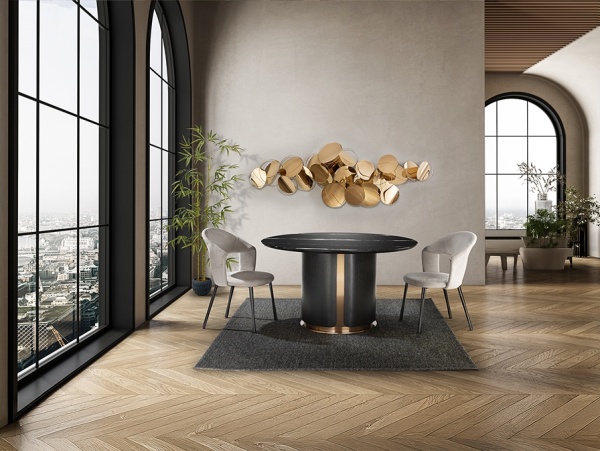 Zolo Обеденный стол темный дуб от интернет-магазина IDODOM.RU