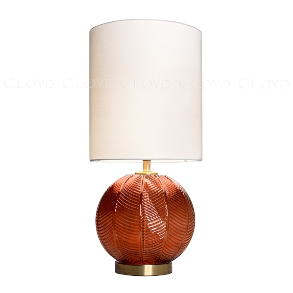 Настольная лампа Cloyd ARBUSS T1 / выс. 61 см - латунь - коричнев. стекло (арт.30119) от интернет-магазина IDODOM.RU