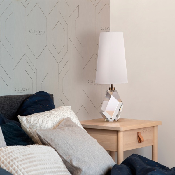 Настольная лампа Cloyd QUARTZ T1 / выс. 54 см - латунь (арт.30065) от интернет-магазина IDODOM.RU