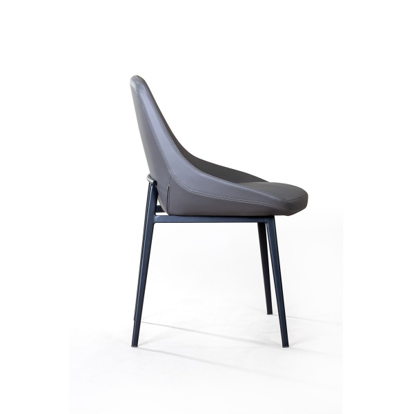 Стул Oscar, экокожа soft touch темно-серый от интернет-магазина IDODOM.RU