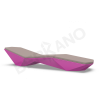 Шезлонг Quaro с подушками Royal Purple, Cappuccino