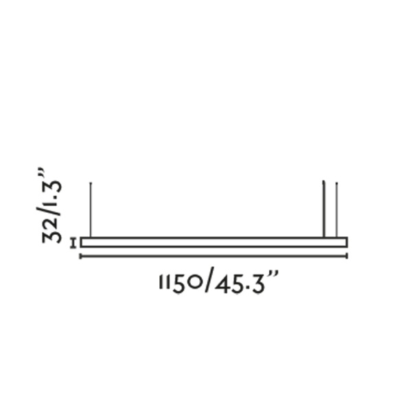 Подвесной светильник Vico черный 30W 2700K CANOPY RECESS от интернет-магазина IDODOM.RU