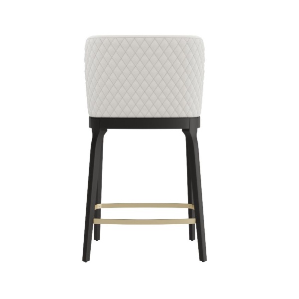 Кресло полубарное Magda, массив бук, рогожка белый от интернет-магазина IDODOM.RU