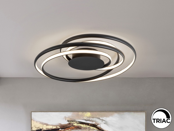 Потолочный светильник Danza D70 черный от интернет-магазина IDODOM.RU