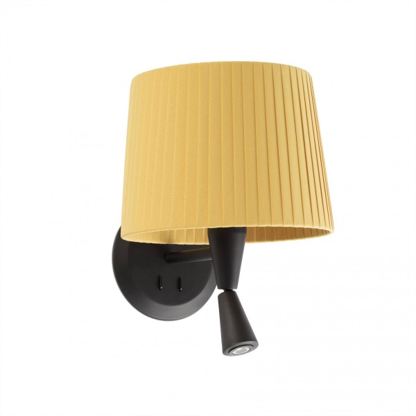 Абажур желтый E27 ø215*160*ø190 от интернет-магазина IDODOM.RU