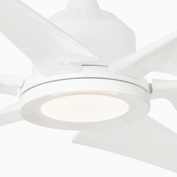 Потолочный вентилятор Cies LED белый 18W 3000K от интернет-магазина IDODOM.RU