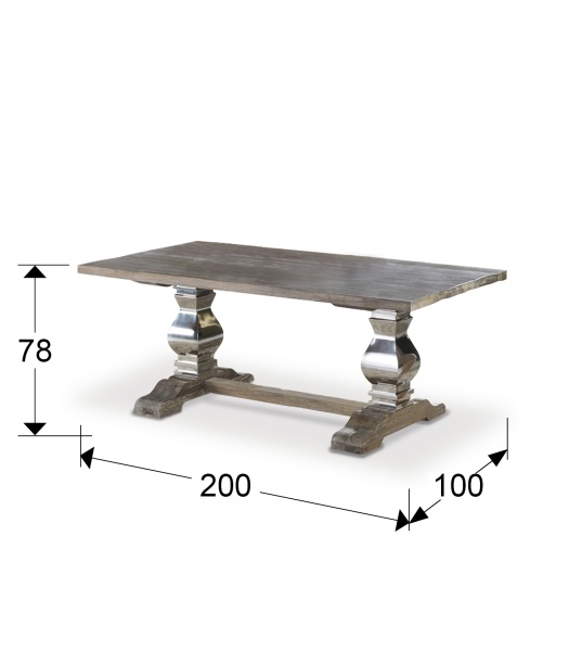 Обеденный стол Antica 200 см от интернет-магазина IDODOM.RU