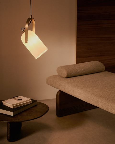 Подвесной светильник Reisy из глазурованного стекла, Ø14 см от интернет-магазина IDODOM.RU