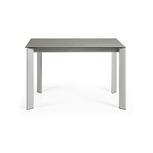 ATTA Стол 120 (180) x80 серый керамическая столешница от интернет-магазина IDODOM.RU