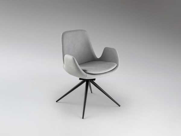 Zuna Кресло поворотное светло-серое от интернет-магазина IDODOM.RU