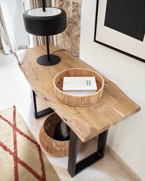 Консоль Alaia из массива акации с натуральной отделкой 115 x 40 см. от интернет-магазина IDODOM.RU