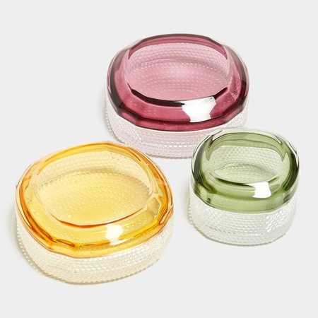 Шкатулка Cloyd CHASSE Box / шир. 13 см - желт. стекло (арт.50018) от интернет-магазина IDODOM.RU