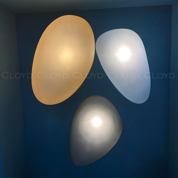 Бра Cloyd GEROLL W1 / шир. 22 см - латунь - янтарное стекло (арт.20376) от интернет-магазина IDODOM.RU