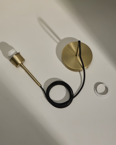 Крепление для металлического потолочного светильника Fulvia с золотой отделкой от интернет-магазина IDODOM.RU