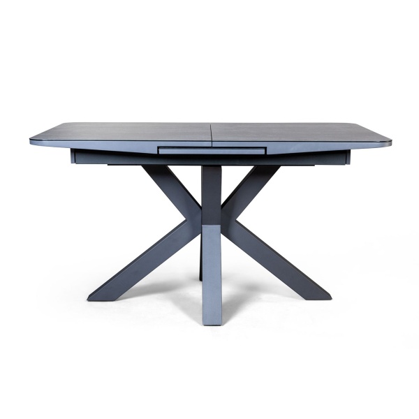 Стол раскладной Lincoln (160+40 см) глазурованное стекло черный от интернет-магазина IDODOM.RU