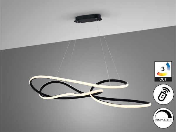 Evania Люстра большая черный матовый от интернет-магазина IDODOM.RU