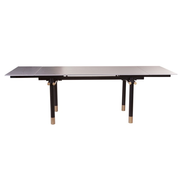 Стол обеденный Trump (160+40+40), керамика серая от интернет-магазина IDODOM.RU