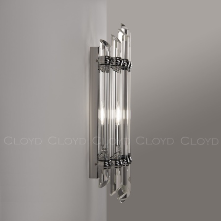 Бра Cloyd HARP W1 / выс. 50 см - хром (арт.20149) от интернет-магазина IDODOM.RU