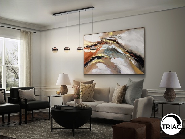 Подвесной светильник Orbes 4L черный хром от интернет-магазина IDODOM.RU