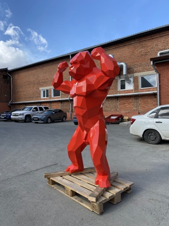 Кинг Конг.   Финиш: Окрашивание по каталогу цвета Rall. Цвет: Красный. от интернет-магазина IDODOM.RU