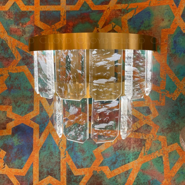 Бра Cloyd STRAVINSKY-A W1 / выс. 19 см - латунь (арт.20206) от интернет-магазина IDODOM.RU