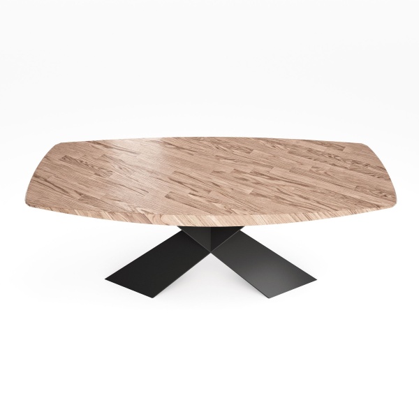 Стол овальный Tyler 200, шпон светлый от интернет-магазина IDODOM.RU