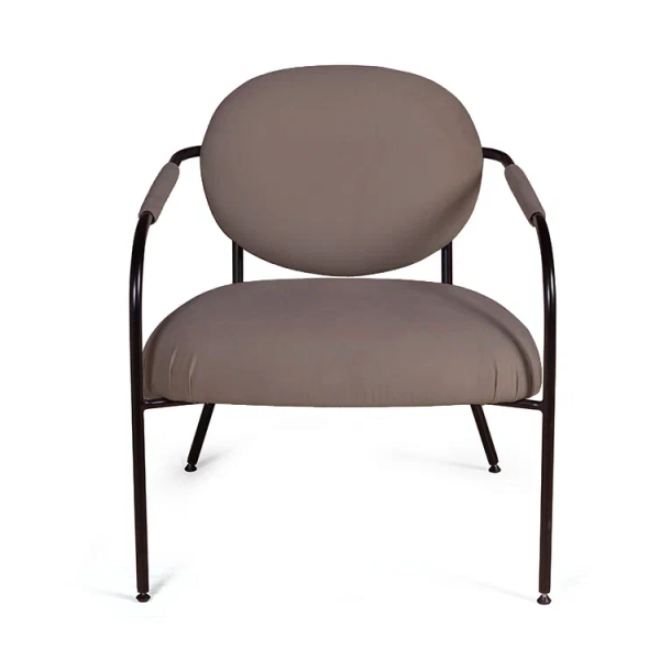 Лаунж кресло EGO, велюр коричневый от интернет-магазина IDODOM.RU