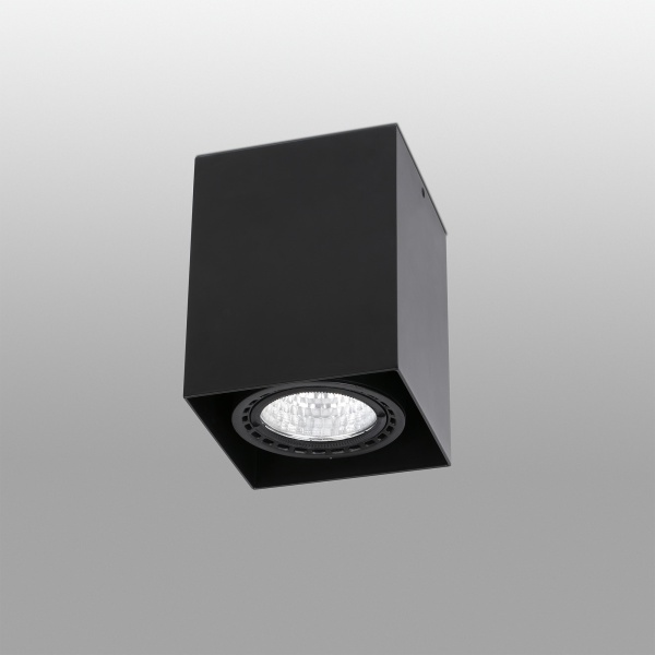 Накладной светильник TEKO 1 черный LED 17-24W P.WHITE 3100K 56є от интернет-магазина IDODOM.RU