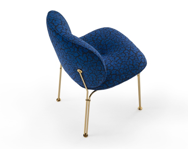 Стул Mullit на метал. ножках золотой от интернет-магазина IDODOM.RU