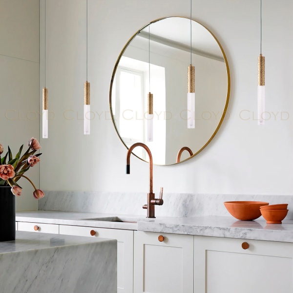 Подвесной светильник Cloyd FAGOTT P1 / выс. 38 см - золото (арт.10669) от интернет-магазина IDODOM.RU