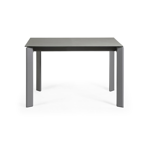 Стол Atta 120 (180) x80 антрацит, керамика от интернет-магазина IDODOM.RU