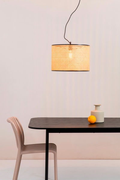 Люстра Mambo черный/ротанг ø450 от интернет-магазина IDODOM.RU