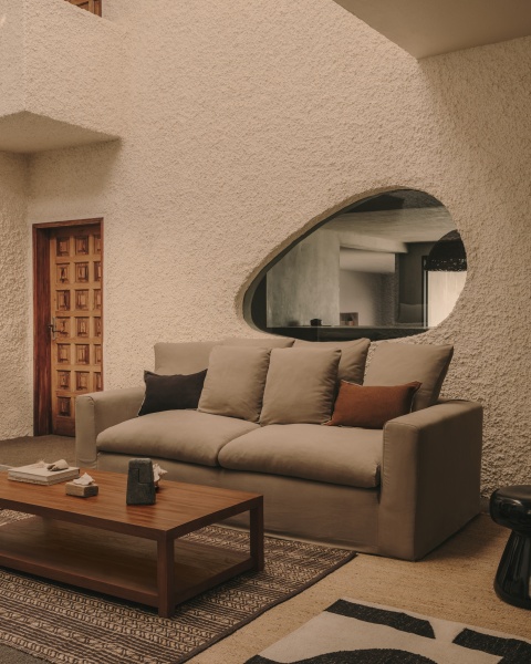 Nora Диван 3-х местный со съемным чехлом серо-антрацитовый из льна и хлопка от интернет-магазина IDODOM.RU