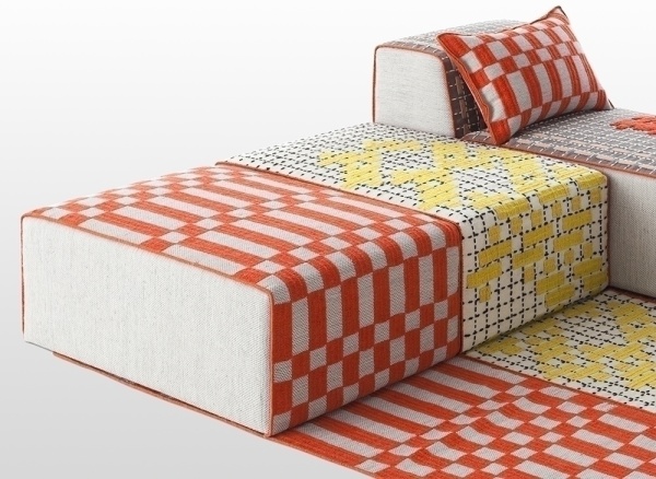 Пуф большой Bandas B Orange от интернет-магазина IDODOM.RU