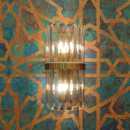 Бра Cloyd MILLOM-A W2 / выс. 32 см - латунь (арт.20150) от интернет-магазина IDODOM.RU