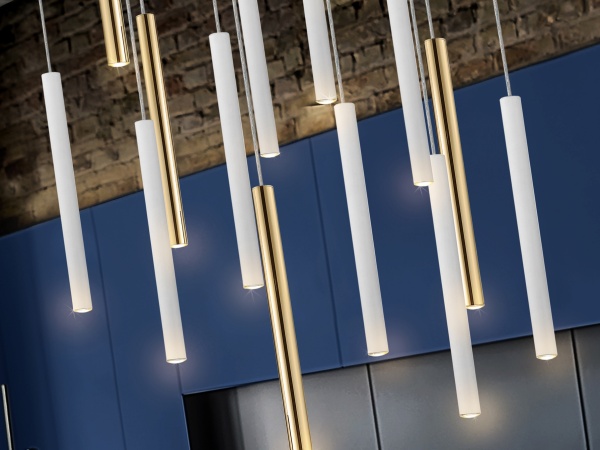 Подвесной светильник Varas 14L золотой/белый большой от интернет-магазина IDODOM.RU