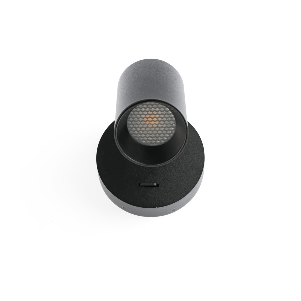 STAN Черный настенный светильник с выключателем от интернет-магазина IDODOM.RU