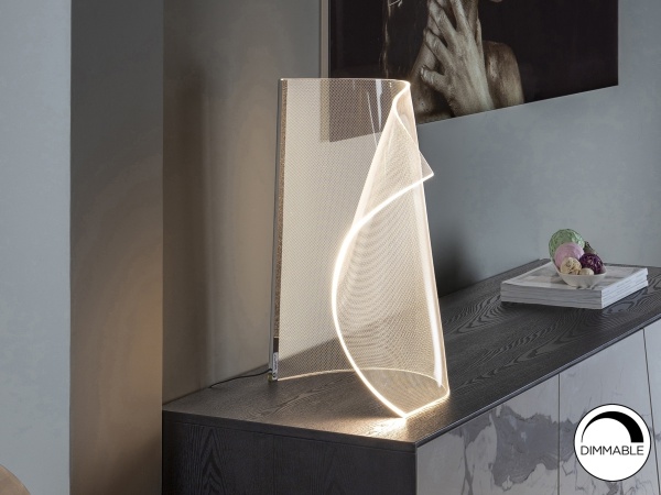 Настольная лампа Velos II хромированная от интернет-магазина IDODOM.RU