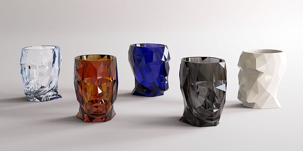 Кашпо Adan Nano Glossy янтарное от интернет-магазина IDODOM.RU