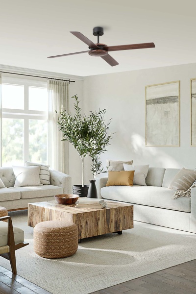 Коричневый вентилятор Polea DC SMART SIN RECEPTOR от интернет-магазина IDODOM.RU