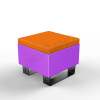 Скамейка Brick 60 Deep Violet, Orange