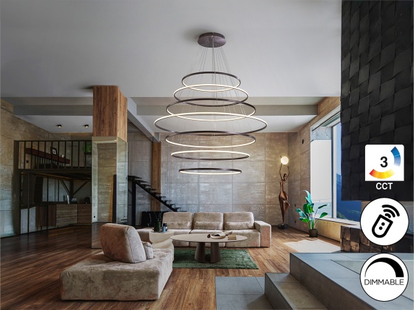 Odessa Люстра 7 арок D150 бронзовый от интернет-магазина IDODOM.RU