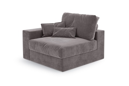 Модуль диван Элизиум угловой - Эконом микровелюр