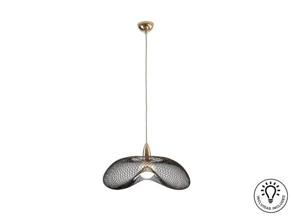 Подвесной светильник Forma 1L черный/золотой от интернет-магазина IDODOM.RU