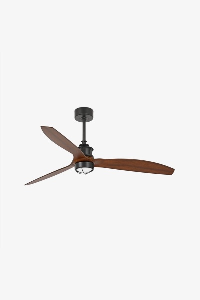 Потолочный вентилятор с освещением Just Fan LED черный/деревянный от интернет-магазина IDODOM.RU