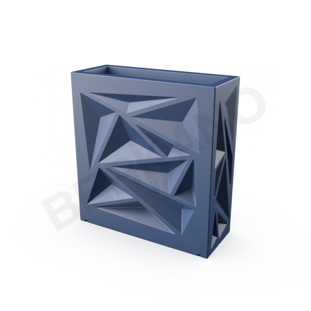 Кашпо Icelandic Square DB Wave Blue