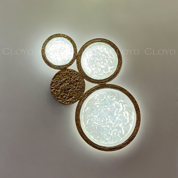 Бра Cloyd MANOA-A W3 / латунь (арт.20234) от интернет-магазина IDODOM.RU