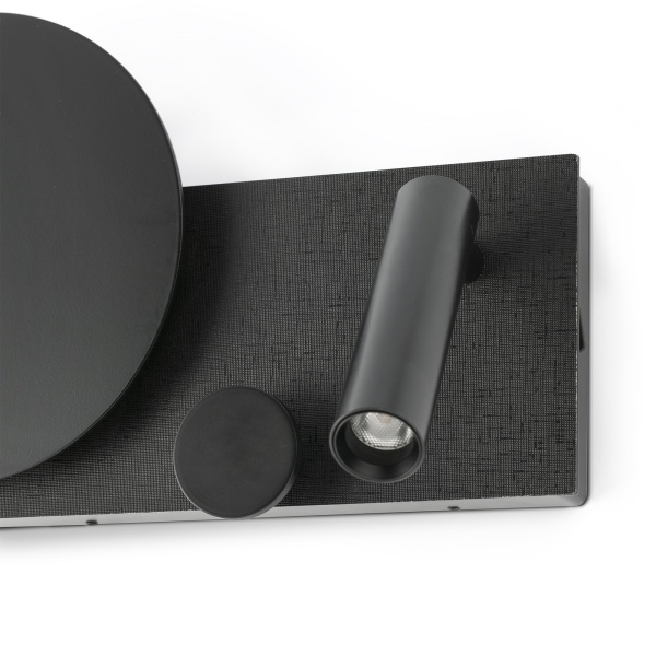 KLEE Бра с ридером слева LED10W черное 3W 2700K DIM от интернет-магазина IDODOM.RU